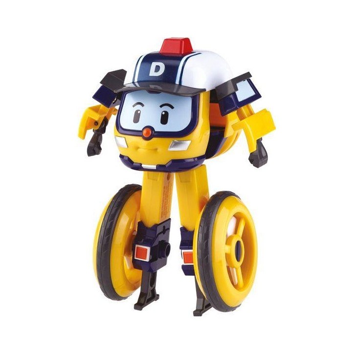 Figurine robot drone 10 cm - Silverlit – Robocar Poli – Véhicule Transformable Drooney 2-en-1