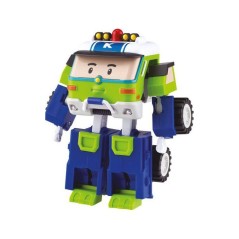 Figurine robot 10 cm - Silverlit – Robocar Poli – Véhicule Transf