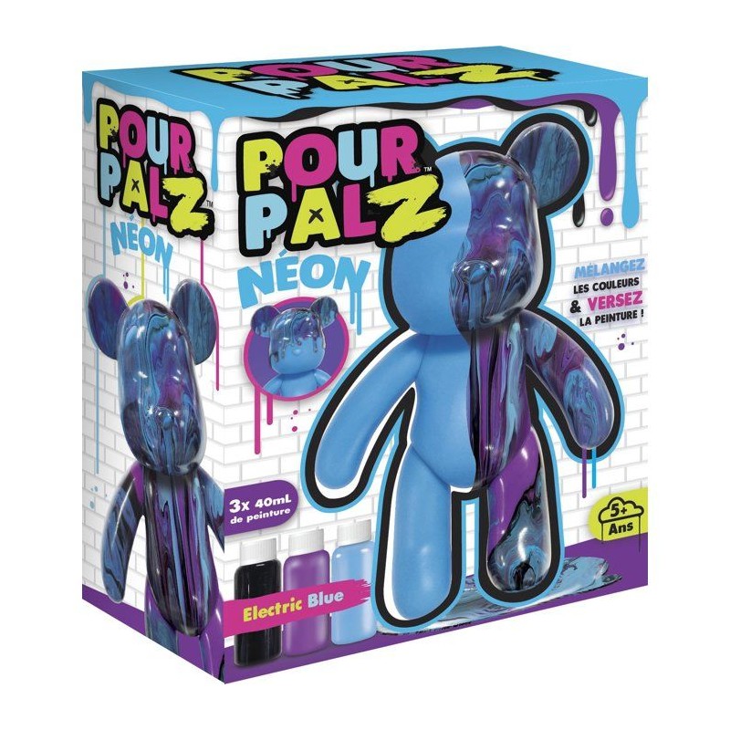 Kit créatif peinture - Silverlit – Pour Palz - Animaux Néon