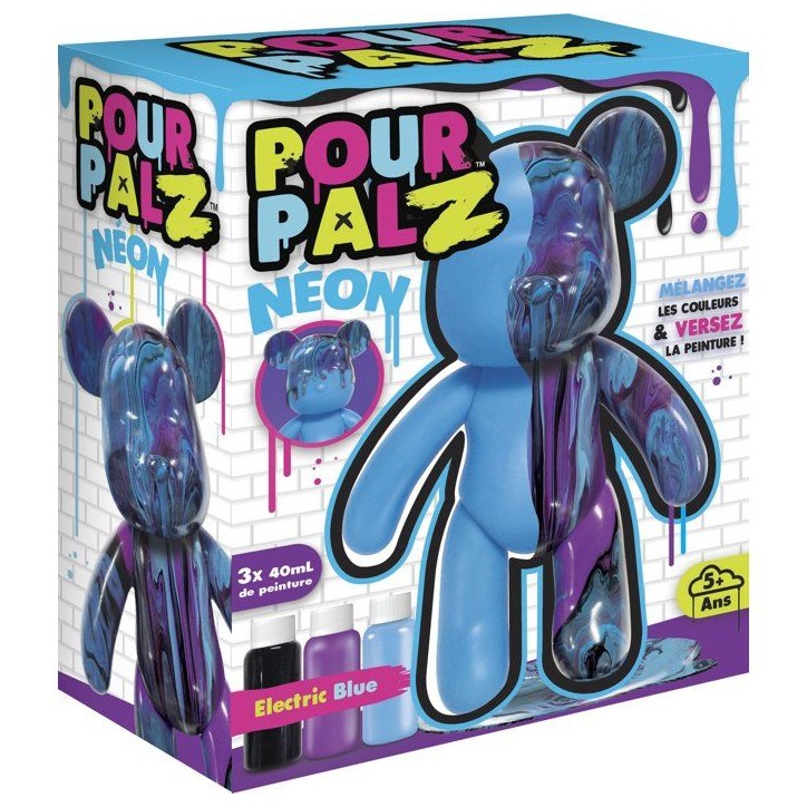 Kit créatif peinture - Silverlit – Pour Palz - Animaux Néon Kit créatif peinture - Silverlit – Pour Palz - Animaux Néon