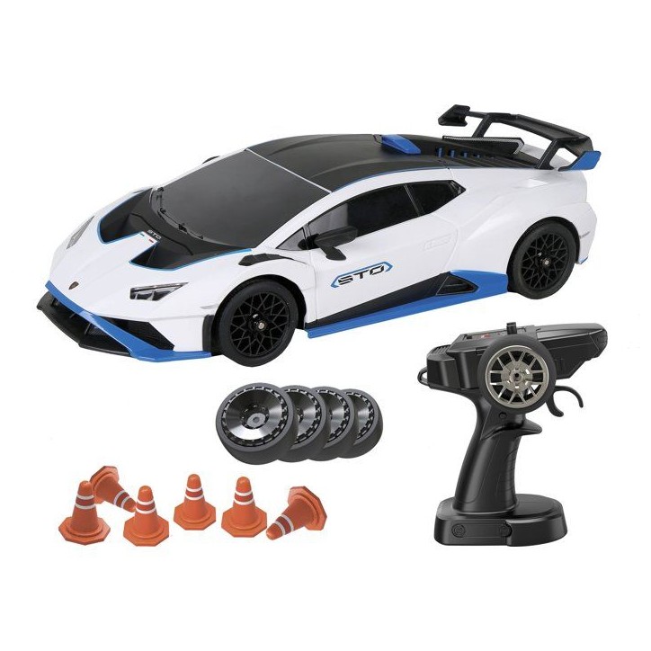 Voiture radiocommandée - Silverlit - 4Speed - Lamborghini Drift 1:18 - avec pneus drift & course - 2.4 GHz Voiture radiocommandée - Silverlit - 4Speed - Lamborghini Drift 1:18 - avec pneus drift & course - 2.4 GHz