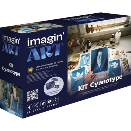 Kit de création artistique - Silverlit – Imagin'Art - Kit Cyanotype