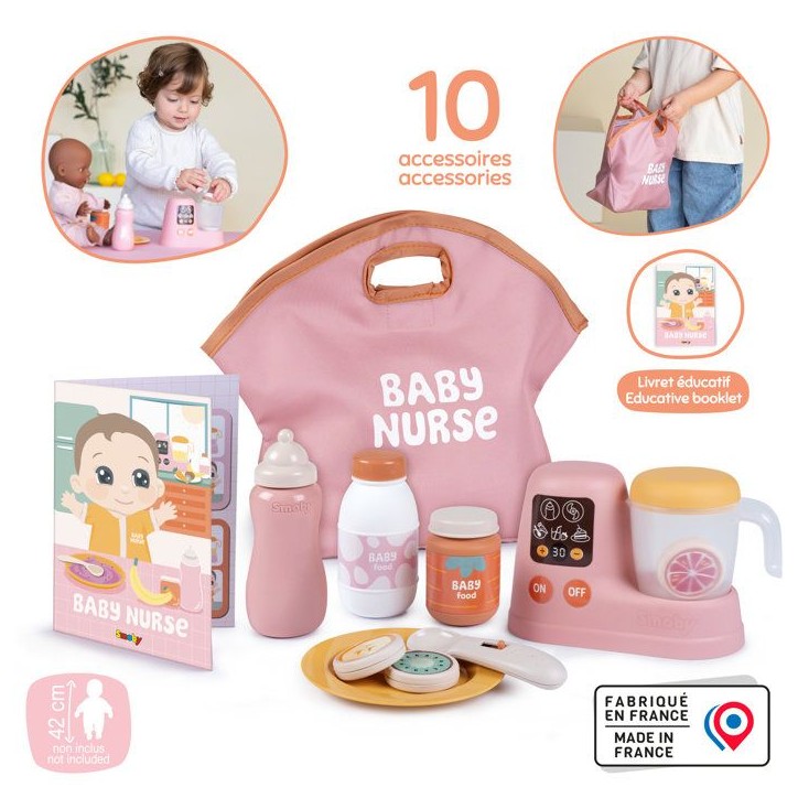 Smoby - Coffret Repas - Baby Nurse - Des 18mois