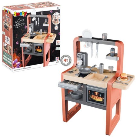 Cuisine pour enfant - Smoby - Modele Safran - Des 3 ans - Accessoires