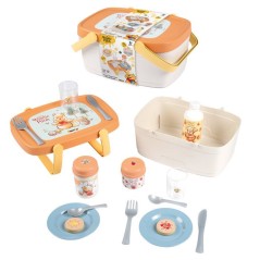Smoby - Winnie l'ourson - Panier Pique Nique 2en1 - Des 2ans