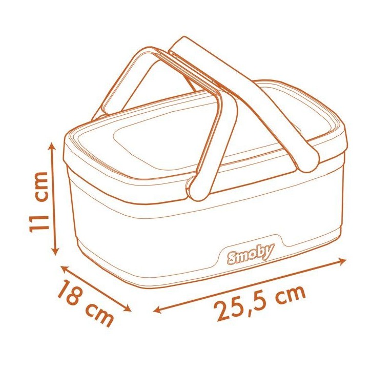 Smoby - Winnie l'ourson - Panier Pique Nique 2en1 - Des 2ans Smoby - Winnie l'ourson - Panier Pique Nique 2en1 - Des 2ans