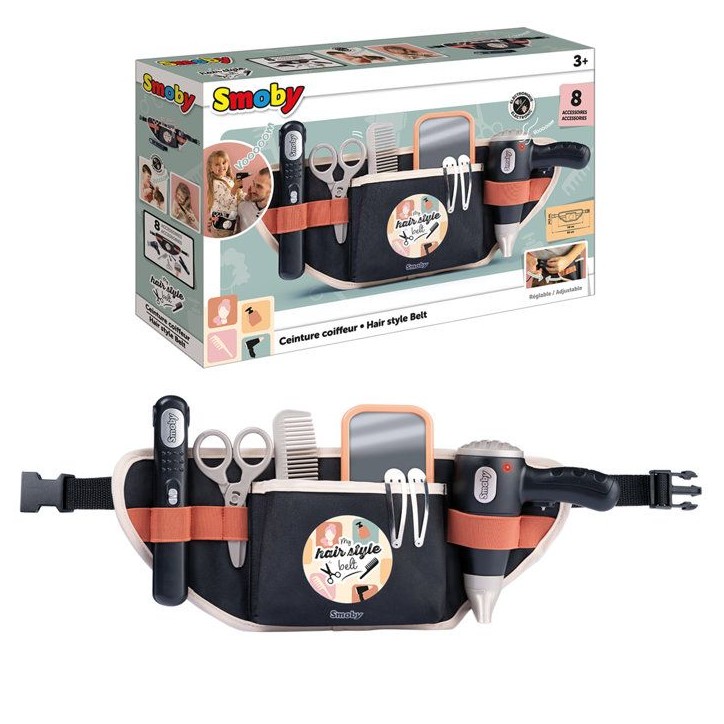Smoby - My Hair Style Ceinture Coiffure - Des 3 ans - Fabriqué en France