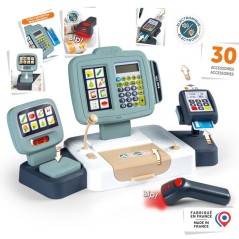 Smoby - Grande Caisse Enregistreuse - Des 3 ans - 30 accessoires - Fab