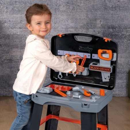 Smoby - B+D Etabli Bricolo Smart - Des 3ans - Fabriqué en France
