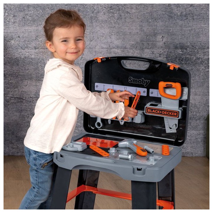 Smoby - B+D Etabli Bricolo Smart - Des 3ans - Fabriqué en France