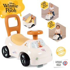 Porteur Auto - Smoby - Winnie l'ourson - Des 10 mois - Fabriqué en Fr
