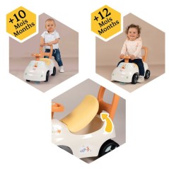 Porteur Auto - Smoby - Winnie l'ourson - Des 10 mois - Fabriqué en Fr