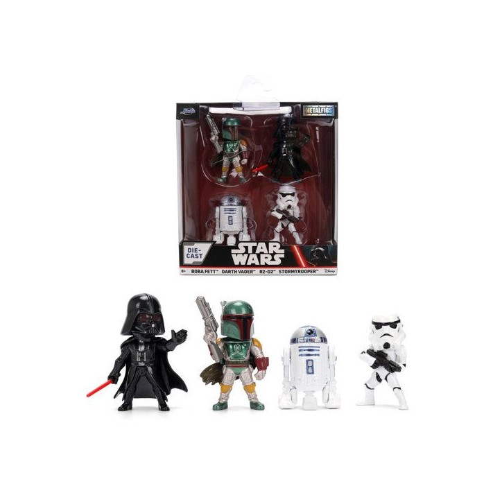 Jada - Figurines Star Wars - 6cm - Set 4 pieces