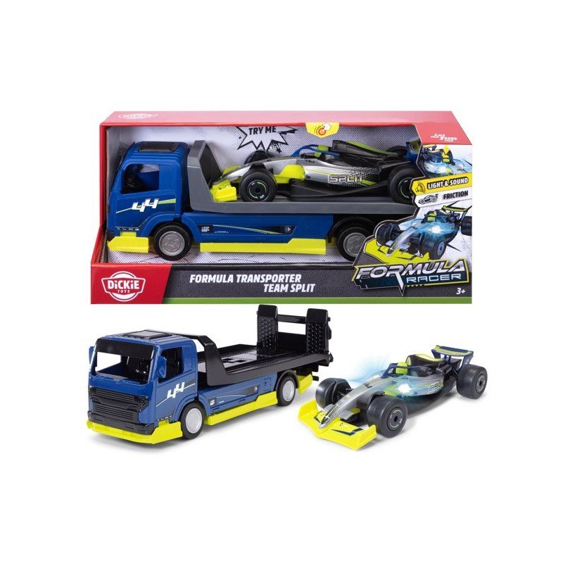 Dickie - Transporteur Formule 1 - 35 Cm - Des 3 ans - Fonctions sonore