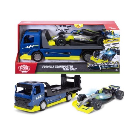 Dickie - Transporteur Formule 1 - 35 Cm - Des 3 ans - Fonctions sonore