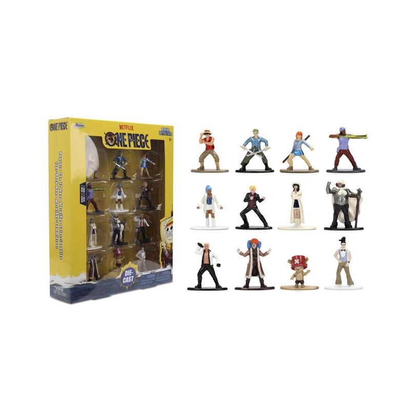 Jada - Figurine - One Piece 4Cm - Set 12Pieces - Des 3 ans