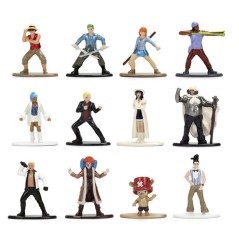 Jada - Figurine - One Piece 4Cm - Set 12Pieces - Des 3 ans