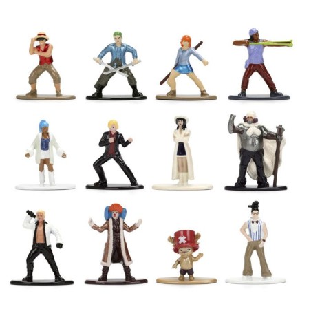 Jada - Figurine - One Piece 4Cm - Set 12Pieces - Des 3 ans