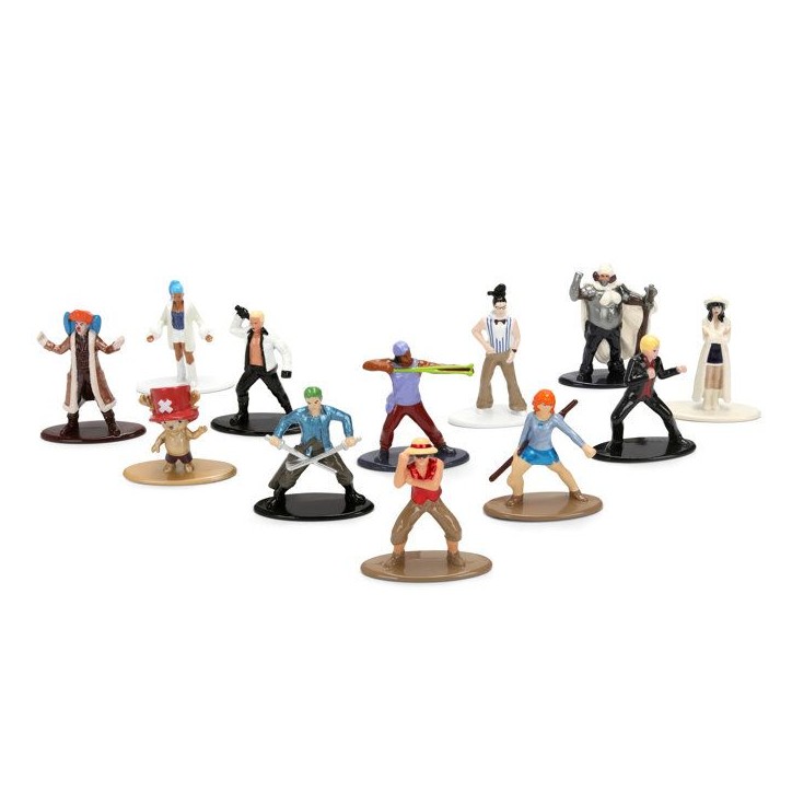 Jada - Figurine - One Piece 4Cm - Set 12Pieces - Des 3 ans Jada - Figurine - One Piece 4Cm - Set 12Pieces - Des 3 ans