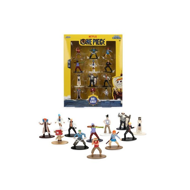 Jada - Figurine - One Piece 4Cm - Set 12Pieces - Des 3 ans Jada - Figurine - One Piece 4Cm - Set 12Pieces - Des 3 ans