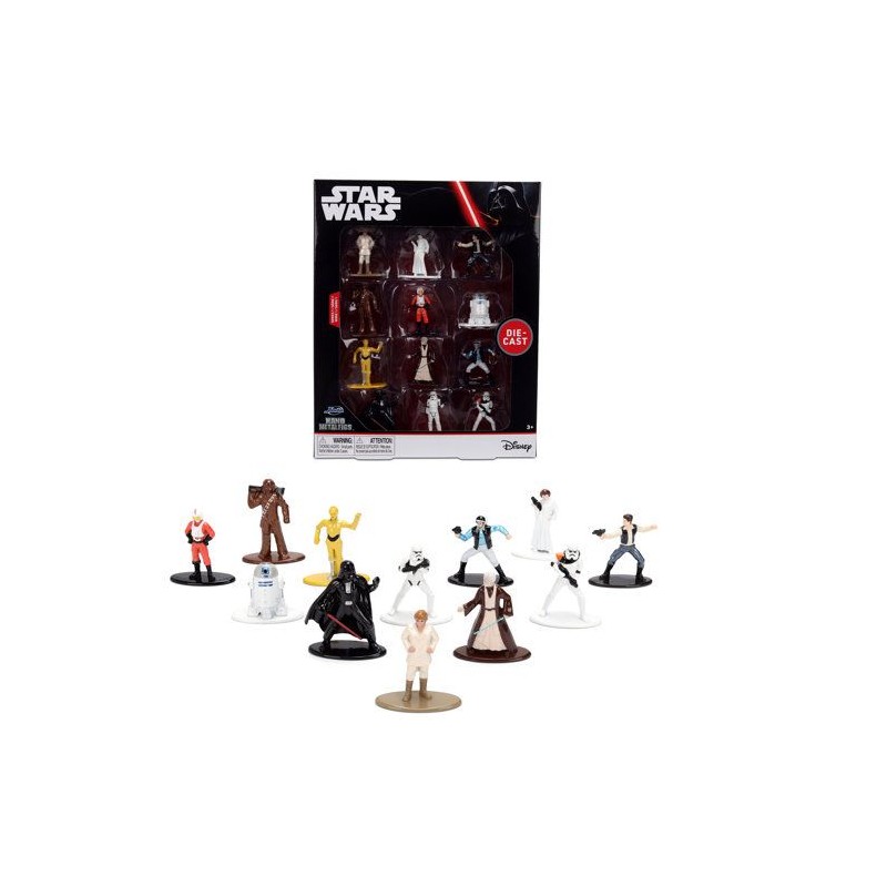 Jada - Figurines Star Wars - 4cm - Set 12 pieces