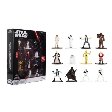 Jada - Figurines Star Wars - 4cm - Set 12 pieces