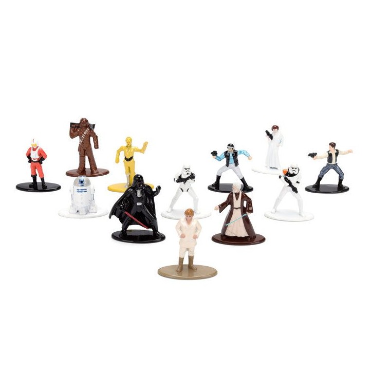 Jada - Figurines Star Wars - 4cm - Set 12 pieces