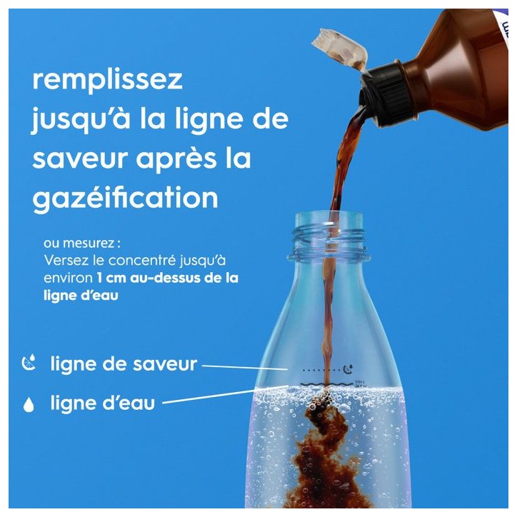 Concentré boisson SODASTREAM - Pepsi Zéro Sans Caféine - Jusqu'a 9 L - Pour Machine a eau pétillante et Soda - Lot 6 x 440 m