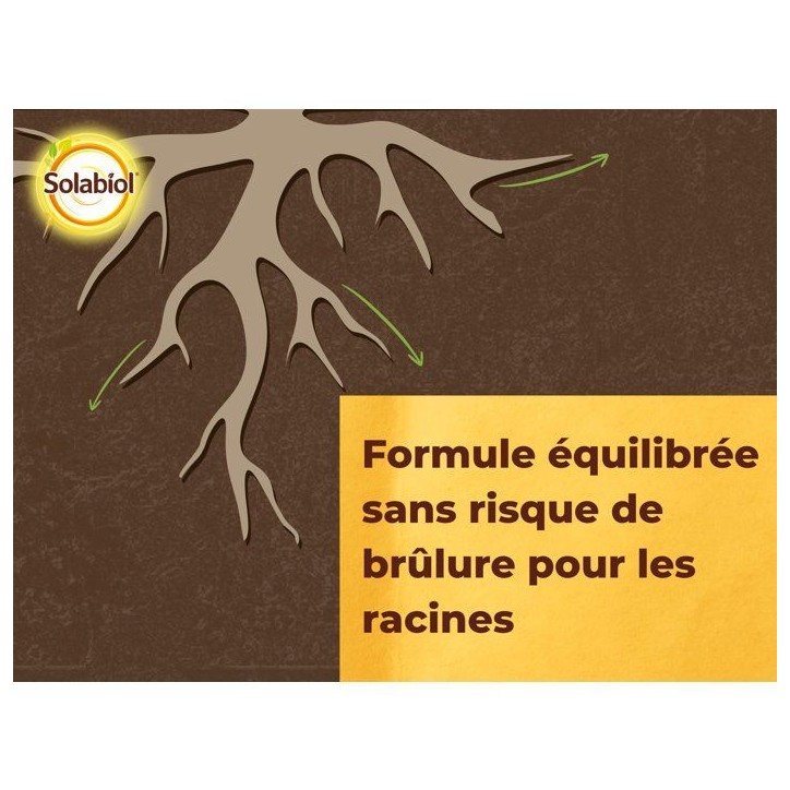 Engrais complet liquide - SOLABIOL - 2,5 L - Jusqu'a 250 L de solution - Universel - Tous types de cultures