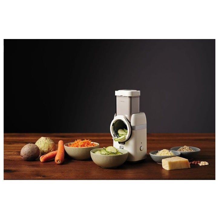 Râpe a légumes électrique - multifonction - SOLIS - Multi Slicer 8402 - Sans BPA - 5 lames interchangeables - 80 W Râpe a légumes électrique - multifonction - SOLIS - Multi Slicer 8402 - Sans BPA - 5 lames interchangeables - 80 W