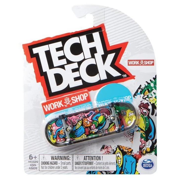 Finger skate - Spin Master - Tech Deck Pack 1 - Pour enfant a partir de 6 ans - Mixte
