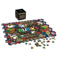 Puzzle Impossible 604 Pieces Lenticulaires Rubik's - 2 Puzzles en 1 - SPIN MASTER - A partir de 14 ans