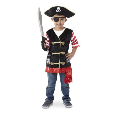 Déguisement de Pirate avec Accessoires Melissa & Doug - Veste + Chape