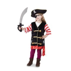 Déguisement de Pirate avec Accessoires Melissa & Doug - Veste + Chapeau + Épée - SPIN MASTER - De 3 a 6 ans