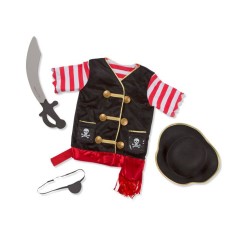 Déguisement de Pirate avec Accessoires Melissa & Doug - Veste + Chape