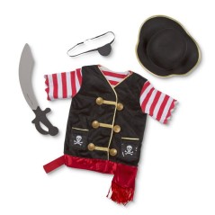 Déguisement de Pirate avec Accessoires Melissa & Doug - Veste + Chape