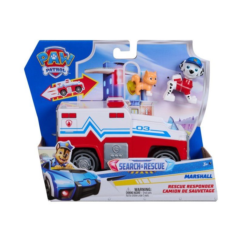 Véhicule et Figurine Search & Rescue Marcus La Pat' Patrouille - SPIN