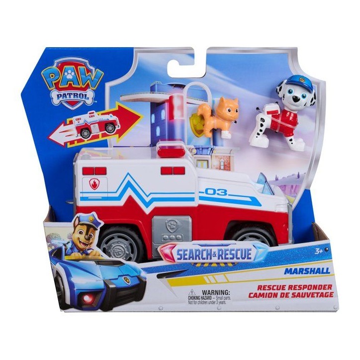 Véhicule et Figurine Search & Rescue Marcus La Pat' Patrouille - SPIN MASTER - A partir de 3 ans