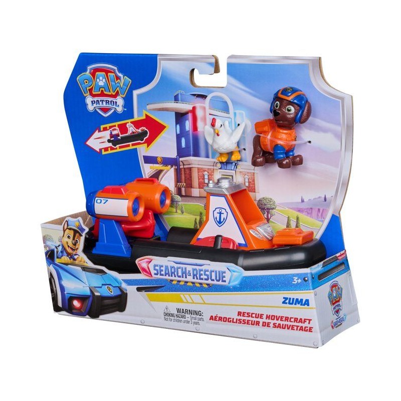 Véhicule et figurine - Zuma - Search & Rescue - La Pat'Patrouille