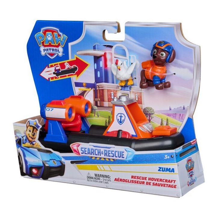 Véhicule et figurine - Zuma - Search & Rescue - La Pat'Patrouille
