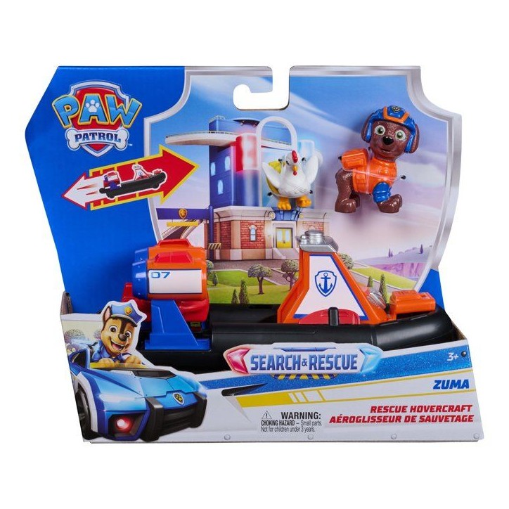 Véhicule et figurine - Zuma - Search & Rescue - La Pat'Patrouille