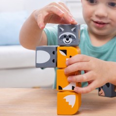 Blockables Les Animaux de la Foret Melissa & Doug - 16 Pieces en Bois