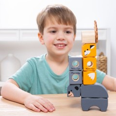 Blockables Les Animaux de la Foret Melissa & Doug - 16 Pieces en Bois
