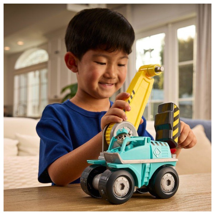 SPINMASTER Ruben & Cie - Méga Véhicule Démolition Molly - Véhicule chantier + figurine + accessoires - Des 3 ans