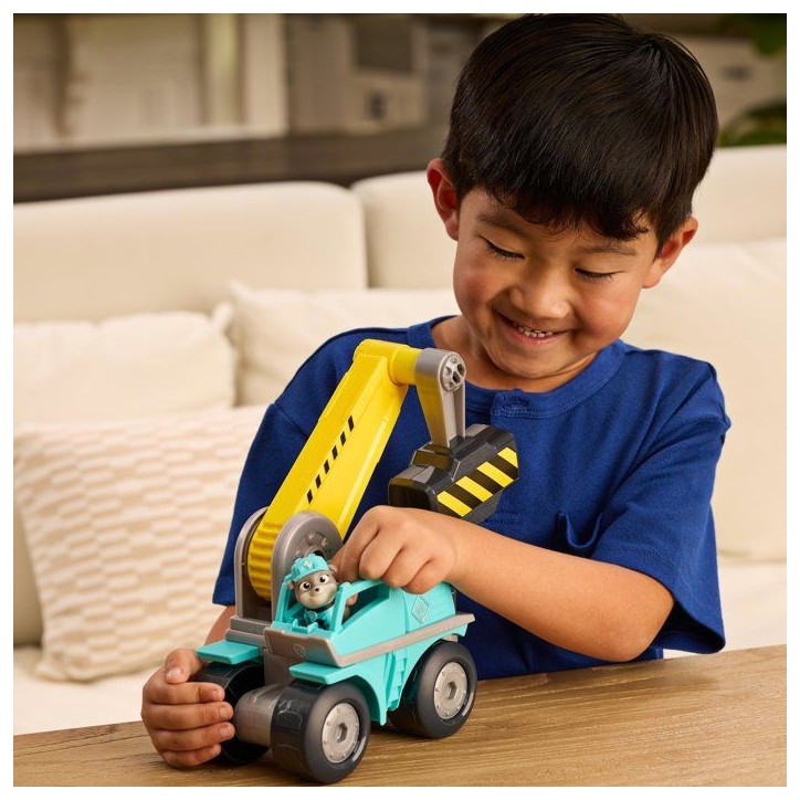 SPINMASTER Ruben & Cie - Méga Véhicule Démolition Molly - Véhicule chantier + figurine + accessoires - Des 3 ans