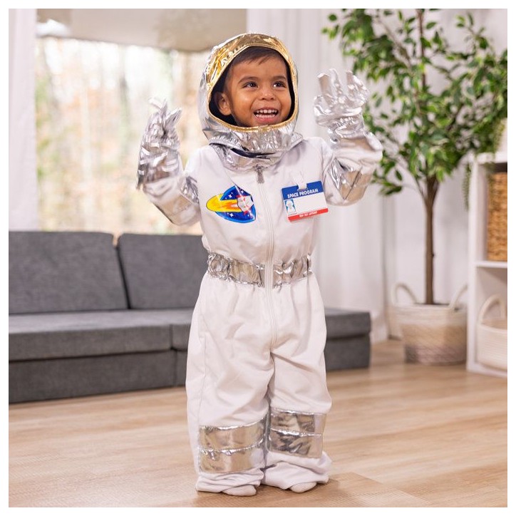 Déguisement d'Astronaute avec Accessoires Melissa & Doug - Combinaison + Casque - SPIN MASTER - De 3 a 6 ans