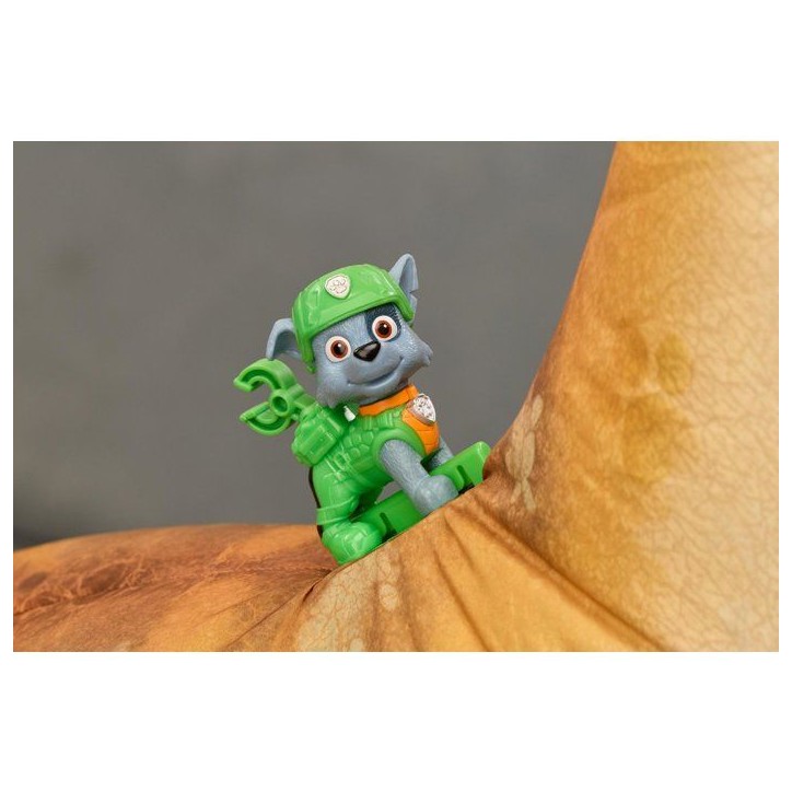 Véhicule Megasaurus La Pat' Patrouille - Dinosaure Gonflable de 75cm + Rocky - SPIN MASTER - A partir de 3 ans