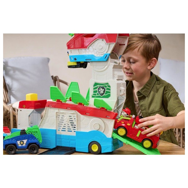 Quartier Général Dino Mobile La Pat' Patrouille - Camion Transformable + Chase - SPIN MASTER - A partir de 3 ans