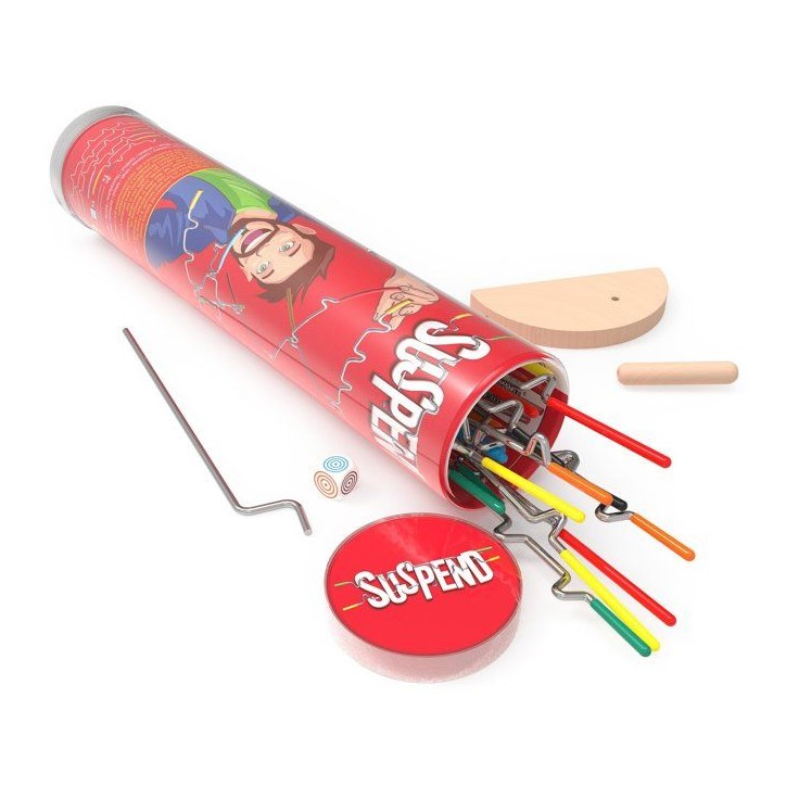 Suspend - Jeu d'Équilibre Familial - 24 Tiges Colorées - SPIN MASTER - A partir de 6 ans