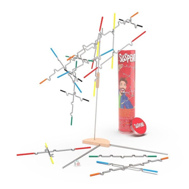 Suspend - Jeu d'Équilibre Familial - 24 Tiges Colorées - SPIN MASTER - A partir de 6 ans